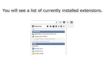 Extensity Chrome Extension