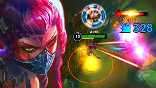 AKALI WITH KATARINA'S BUILD DESTROYS GRANDMASTERS | WILD RIFT