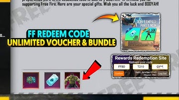 FREE FIRE DIAMOND ROYAL VOUCHER & LAB GIANT BUNDLE REDEEM CODE ll FREE FIRE JOIN RAMPAGE REDEEM CODE