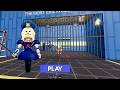 POLICE GIRL! BARRY 2 PLAYER ESCAPE PRISON V2! roblox Gameplay Walkthrough No Death 4K