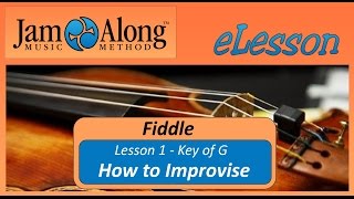 How to improvise bluegrass fiddle!