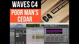Audio Post Quickie - Waves C4 as Dialog Broadband Noise Reduction Alternative to CEDAR/iZotope RX