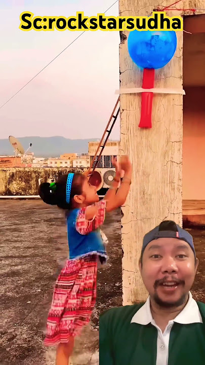 Meski balonnya tinggi adek bisa ngambil dong!!?? #funny #cutebaby #comedy #cute #family