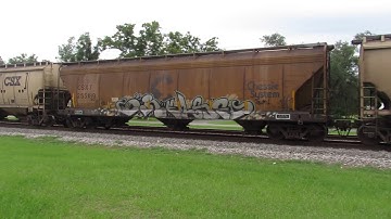 Chessie System/Seaboard System Hoppers at Folkston, GA!