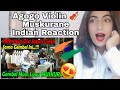 (Indo Subs) INDIAN REACTION to AGOGO VIOLIN cover MUSKURANE lagu bollywood dan prank orang Indonesia