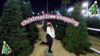 CHRISTMAS TREE SHOPPING + DATE NIGHT WITH CAL!! Vlogmas Day 3