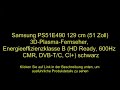 Samsung PS51E490 129 cm (51 Zoll) 3D-Plasma-Fernseher, Energieeffizienzklasse B