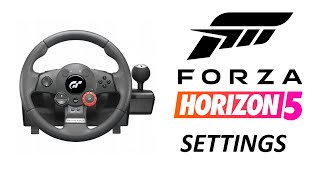 Settings Logitech Driving Force GT for Forza Horizon 5