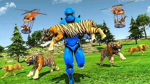 Animal Rescue Robot Hero Mission   Emergency Ambulance Games - Android GamePlay