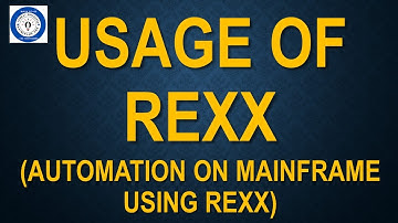 Usage of REXX | Automation on Mainframe Using Rexx| Mainframe