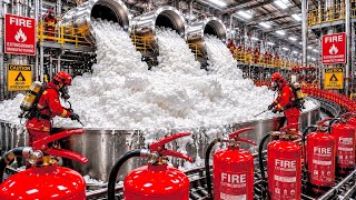 CÓMO se FABRICAN los EXTINTORES 🧯🔥 | PROCESO INDUSTRIAL 🏭