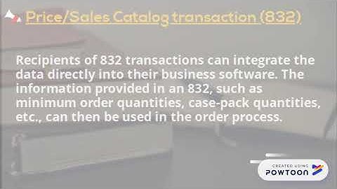 EDI 832, 850 & 855 X12 Transactions