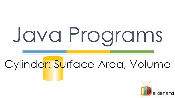 18 Java Area and Volume of Cylinder code |