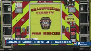Hillsborough Co paramedic resigns after suspected theft of narcotics