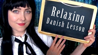 ASMR 📕 Danish Lesson // Chalkboard // Danish Accent // Personal Attention screenshot 4