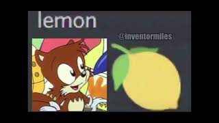 Characters eating lemons and dying