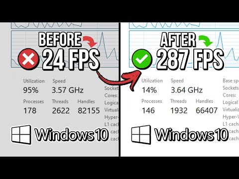 ? WINDOWS 10: HOW TO OPTIMIZE PERFORMANCE FOR GAMING ? | Speed Up Low-End/Old PC ✔️