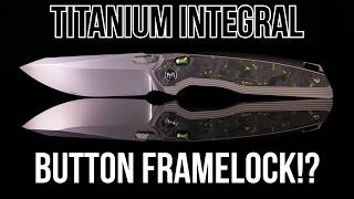 Integral Button Framelock?!?! YES PLEASE! - Remette Knives RT-One