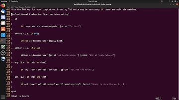 Rebol quick start video - conditional evaluation