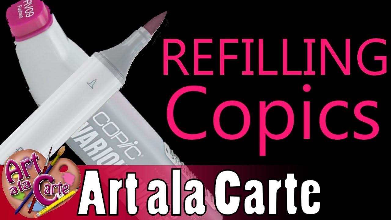 When and how to change Copic nibs and refill markers