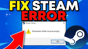 How To Fix Steam Destination Folder Must Be Empty (2025)