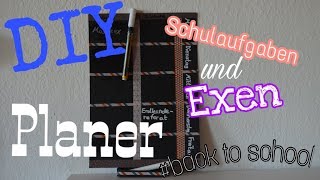 DIY Schulaufgabenplaner I Back to school II Muckmade