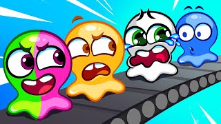 Color Slime Song ❤️💛💚💙 I Lost My Color 😭💜 | Kids Song And Nursery Rhymes