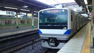 E531系0番台水カツK409編成 JR常磐線快速水戸行き 松戸駅発車