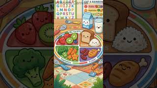 🍎 Eat Healthy Food | Good Habits for Kids | Fun Animated Short #shorts