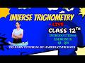 INVERSE TRIGONOMETRIC FUNCTIONS | CHAPTER 2 | EX 2.1 | NCERT | CLASS 12 | CBSE | PUC2 | PART 1