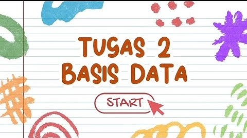 Tugas 2 Basis Data | Universitas Terbuka