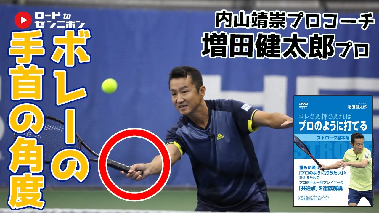 プロのように打てる　ボレー基本編　テニス　DVD 増田健太郎その他