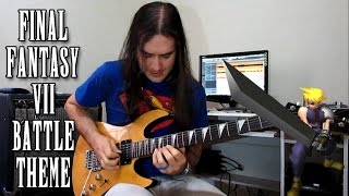 Video thumbnail of "Final Fantasy VII - Battle Theme Guitar - Metal"