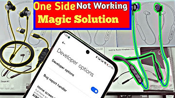 Mi poco mobile Bluetooth settings|Poco One side earphone/ Bluetooth not working solution