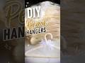 diy pearl hangers/beads hanger/moti wale hanger/decorated hangers/how to decorate pearl hangers