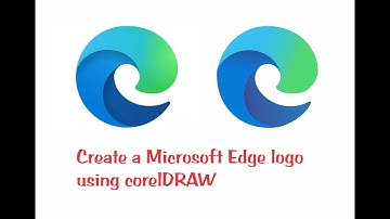 Create a Microsoft Edge logo using corelDRAW