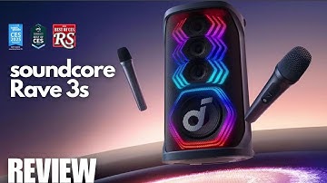 REVIEW: soundcore Rave 3S | AI Karaoke Bluetooth Speaker | Powerful 200W Bass Boombox!