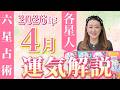 【4月の運勢】各星人の4月の運勢・ワンポイントアドバイスをお届けします!