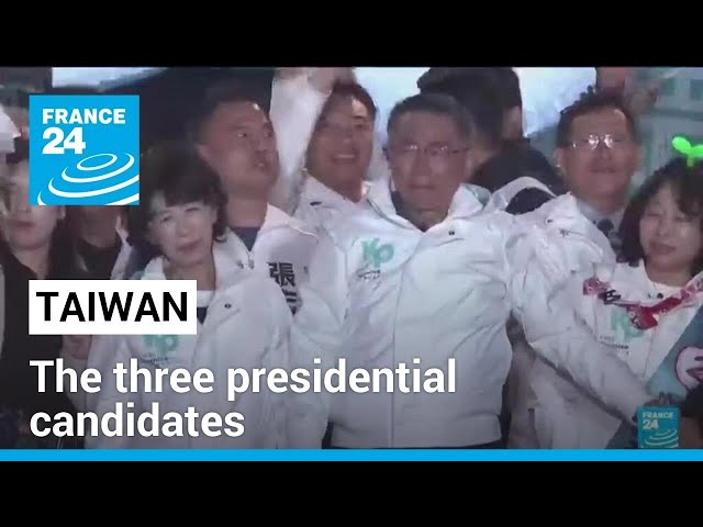 Perlombaan tiga arah: calon presiden Taiwan • PRANCIS 24 Bahasa Inggris class=