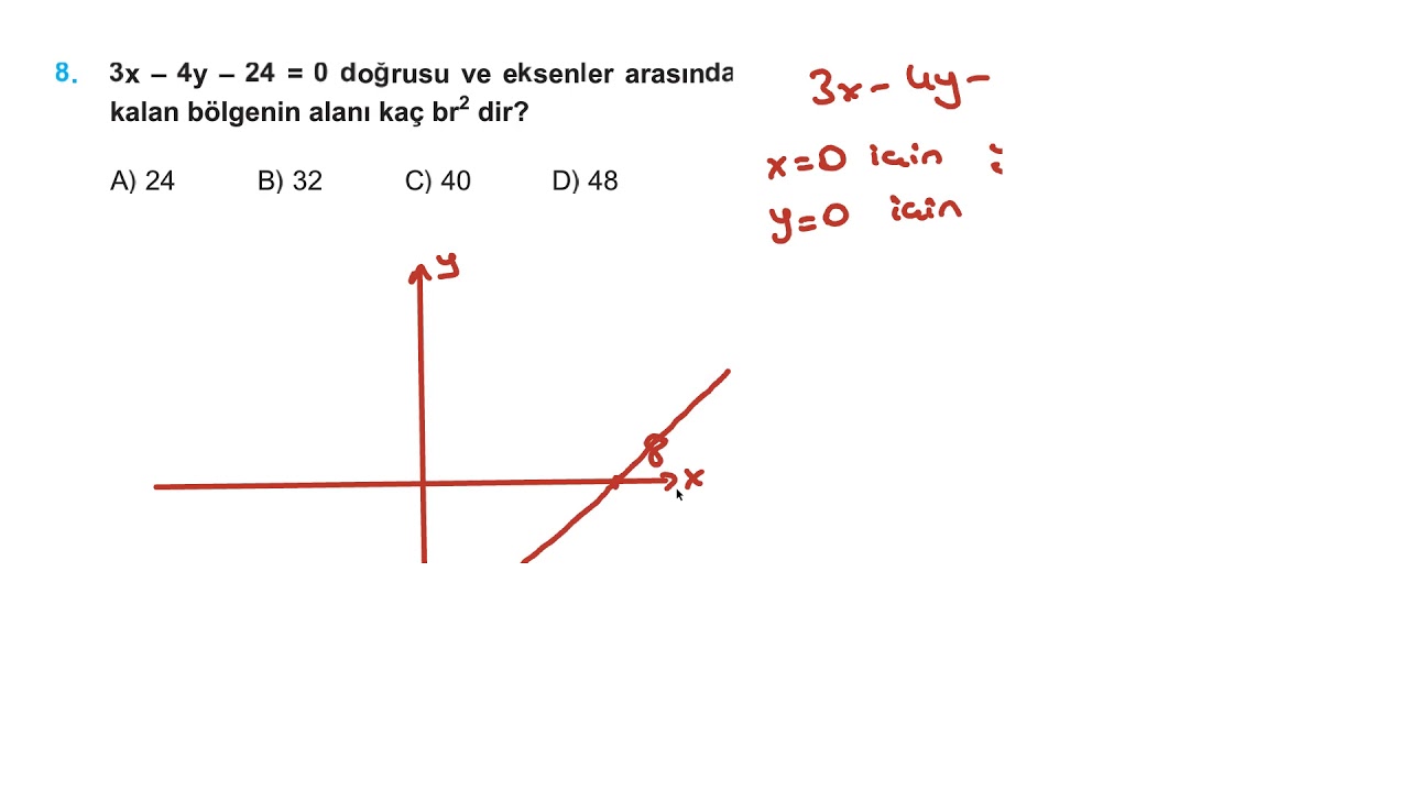 8.Sınıf – Doğrusal Denklemler Kazanım Testi 44 - 8. Soru - YouTube