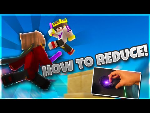 How To REDUCE in MLG RUSH | Drag Click PvP | (With HANDCAM) Minecraft