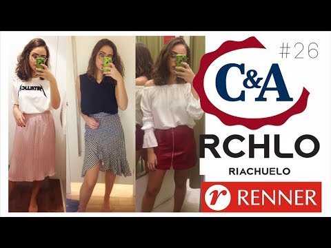 ROUPAS ESTILOSAS E BARATINHAS! Achados C\u0026A, Riachuelo e Renner // #VEDA 26 - YouTube