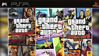 Evolution Grand Theft Auto Games for PSP