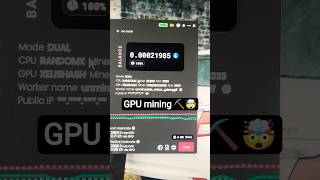 how to gpu mining ⛏️ 🤯😱with PC #money #viral