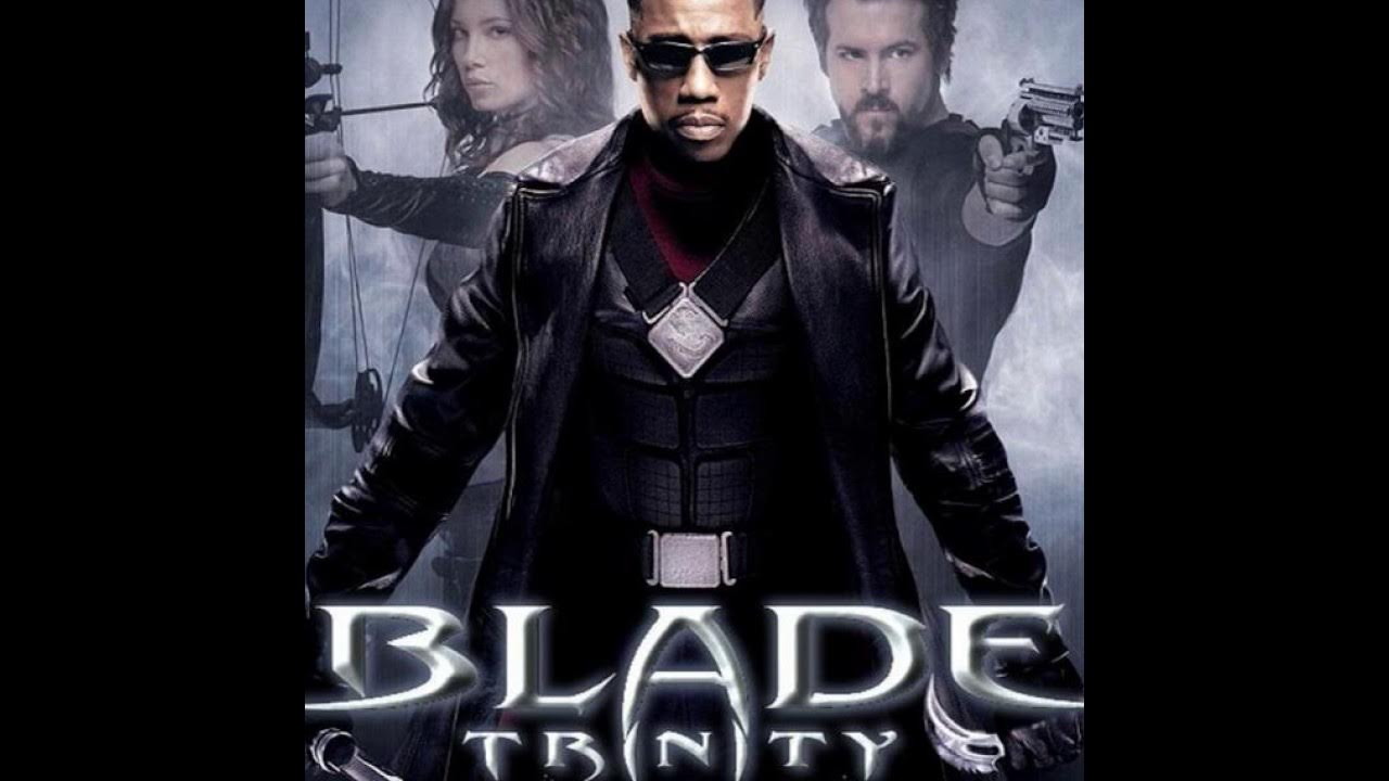 Уэсли снайпс блэйд. Блэйд 3 троица постер. Уэсли снайпс блэйд 3 троица. Blade trinity. Уэсли снайпс блэйд 3 троица.