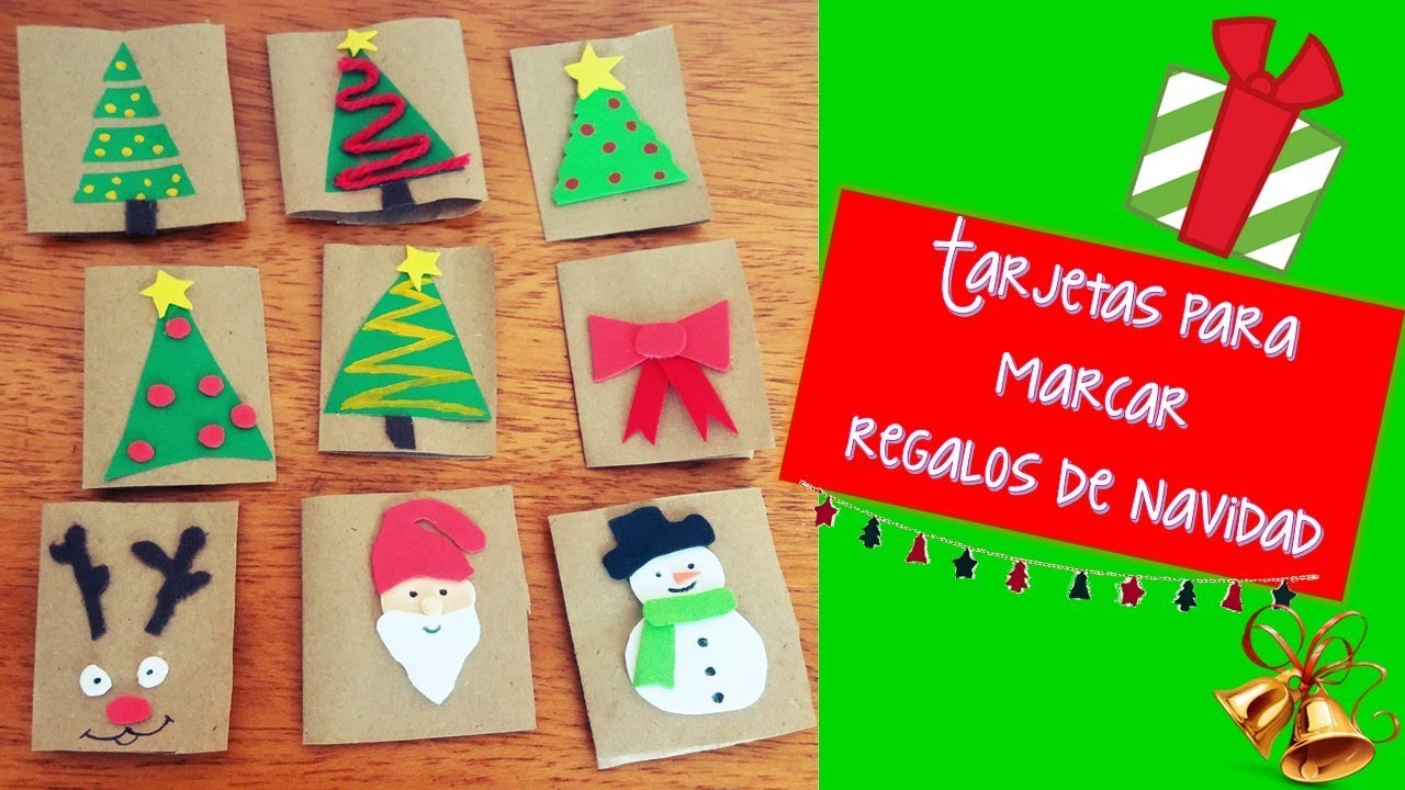 Ejecutable prima Opuesto TARJETAS ETIQUETAS PARA MARCAR REGALOS NAVIDEÑOS 🎁🎄 - YouTube