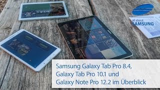 Samsung Galaxy Tab Pro 8.4, Tab Pro 10.1 und Note Pro 12.2 Überblick im Grand Canyon