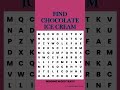 Find CHOCOLATE ICE CREAM - Word Trails Puzzle #wordgame #wordpuzzle #wordsearch #chocolateicecream