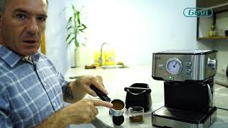 How To Make a Cup of Perfect Espresso Coffee with Gevi Espresso Machine GECME403-U (Pre - Upgrade)