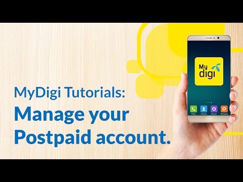 Pay your Digi Postpaid™ bills with the new MyDigi app.